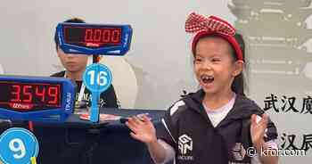 WATCH: Six-year-old Chinese girl breaks Rubik's Cube world record twice in three days