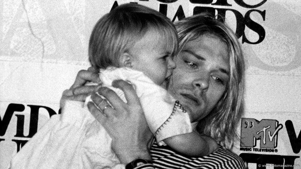 Frances Bean Cobain turns heads with ultra rare appearance and looks just like dad Kurt Cobain