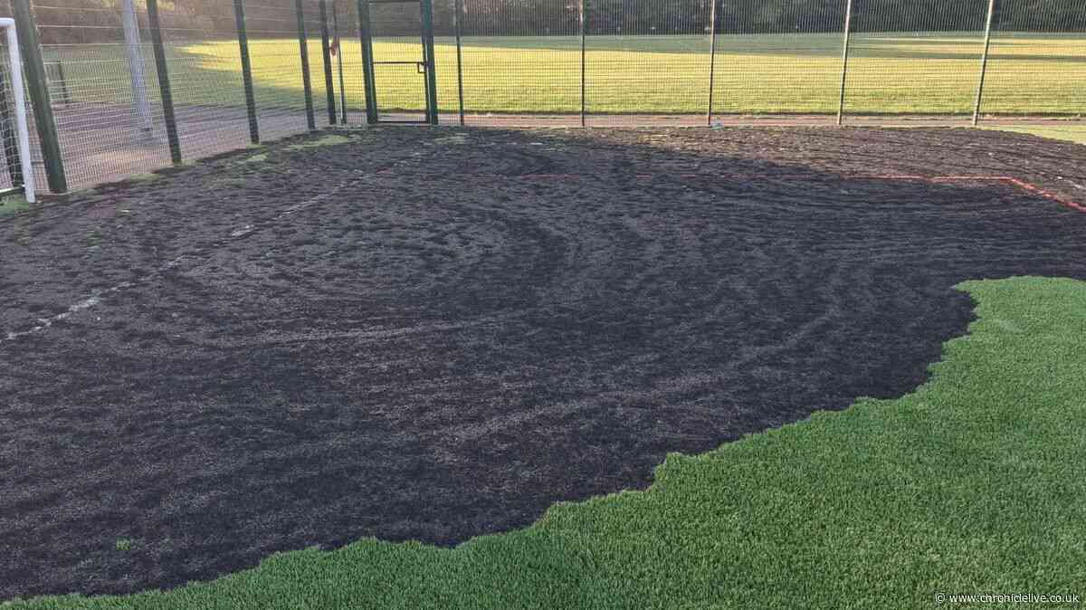 Gateshead football pitch destroyed by fireworks as devastated club left 'outraged'