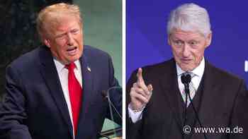 Bill Clinton geht auf Trump los: „Manches davon kann man sich wirklich kaum ausdenken“