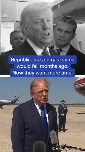Republicans said gas prices would fall months ago. Now they want more time.