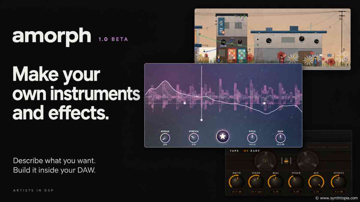 Free Tool, Amorph, Builds Custom Plugin Instruments & Effects Based On Your Description