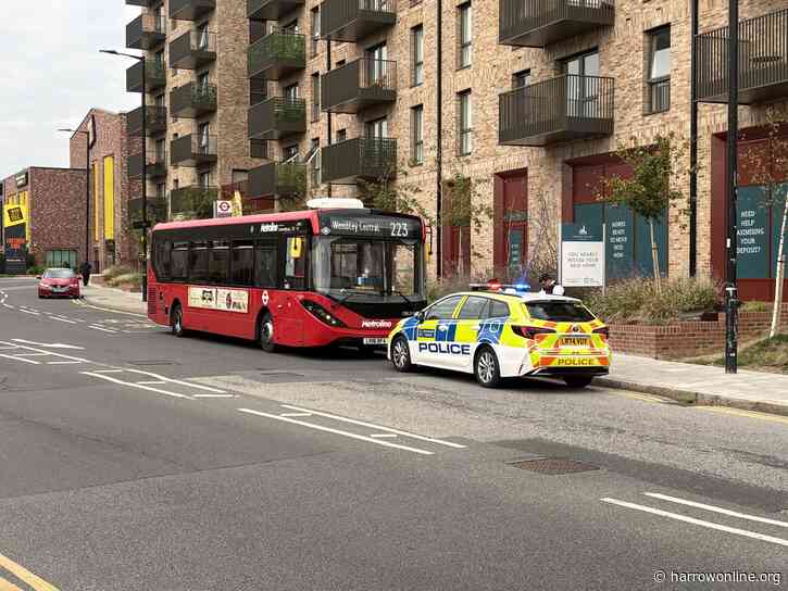 Man smashes bus windows and attempts to attack driver on Harrow View