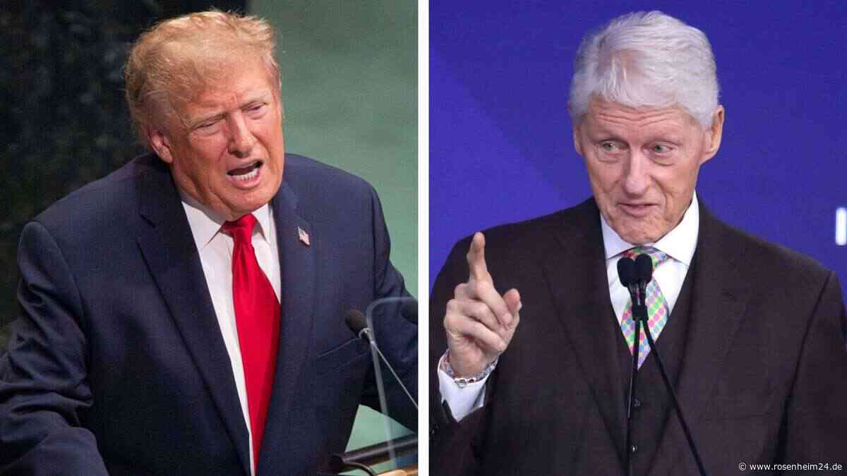 Bill Clinton geht auf Trump los: „Manches davon kann man sich wirklich kaum ausdenken“