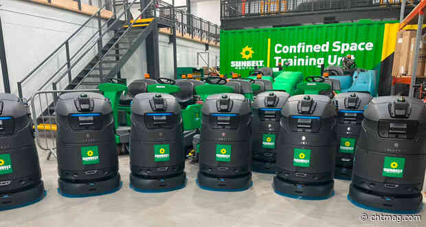 Sunbelt Rentals UK & Ireland expands robotic cleaning fleet with LionsBot R5 autonomous scrubber dryer