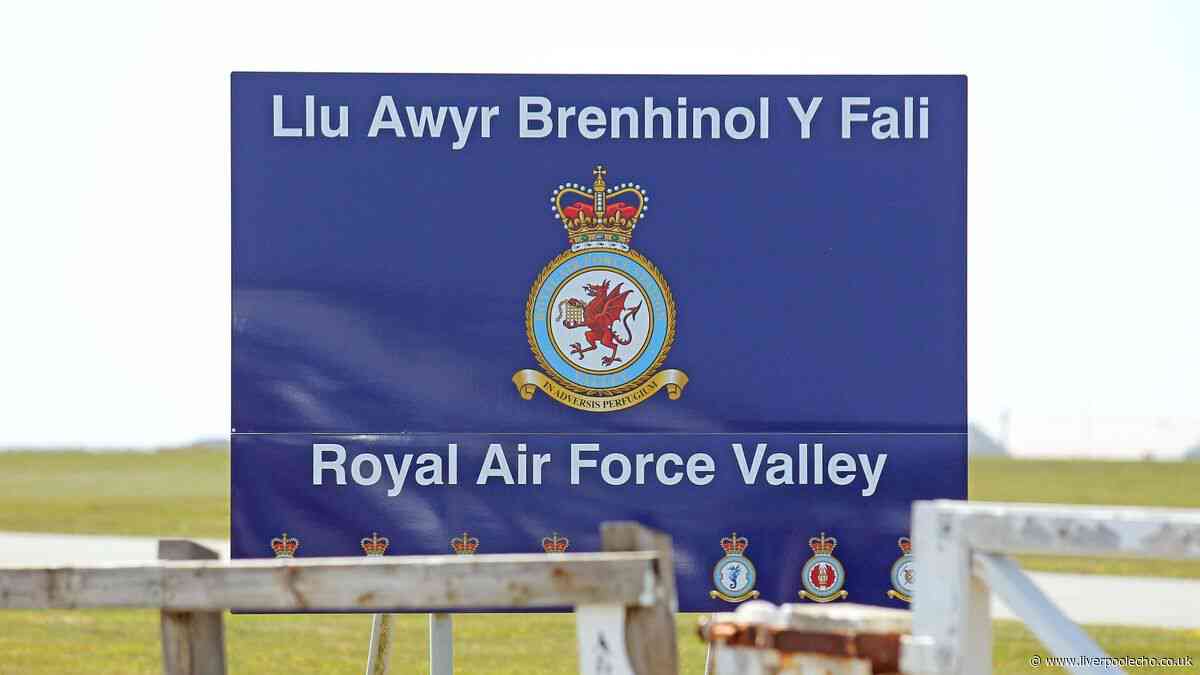 RAF jet from Anglesey crashes as air ambulance lands - updates