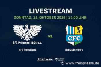 Regionalliga Nordost im Livestream: BFC Preussen gegen Chemnitzer FC