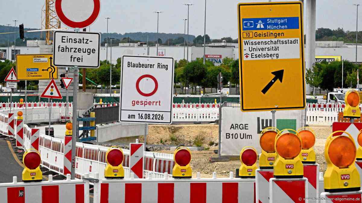 Blaubeurer Ring in Ulm wieder komplett gesperrt: Die Verkehrsführung wird umgestellt