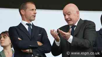 UEFA's Ceferin: Trust still broken after FIFA row