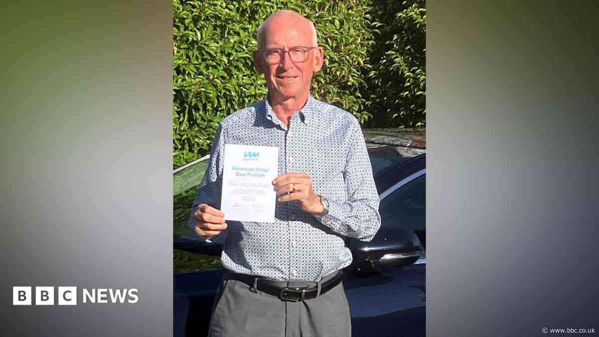 'I passed my advanced driving test aged 72'