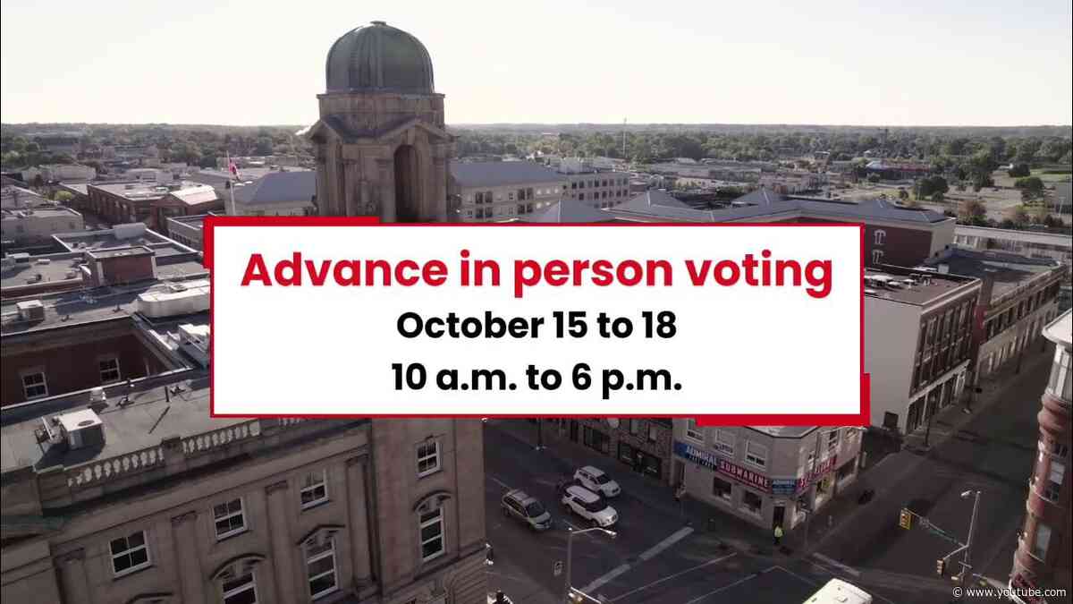 Three ways to vote in Brantford’s 2026 Municipal Election
