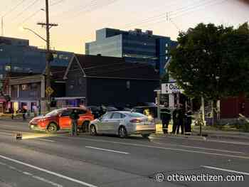 Woman arrested for impaired driving after SUV strikes Vanier business