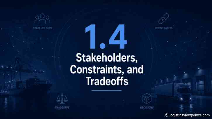 Make the Tradeoffs Explicit: Stakeholders, Constraints, and Competing Objectives