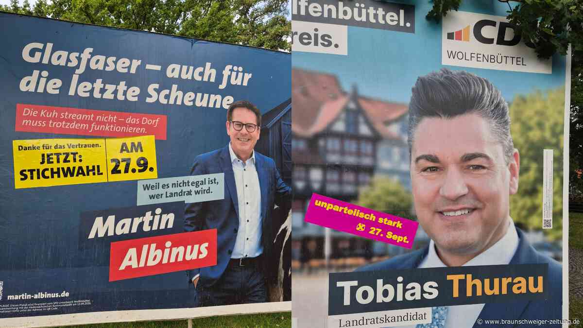 Landratswahl: Albinus und Thurau werben um Unterstützung vor der Stichwahl