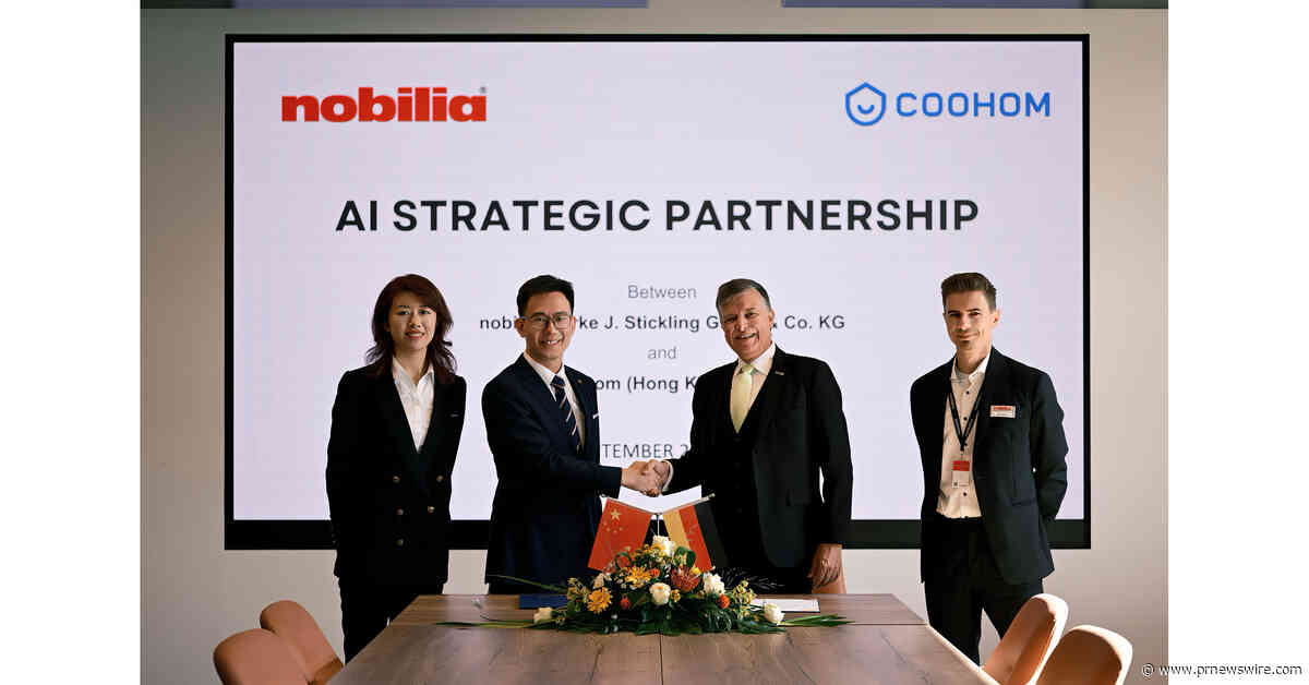 nobilia and Coohom Forge Strategic Global Partnership to Redefine the Future of Kitchen Planning with Spatial Intelligence