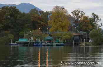 THW Bayern: THW übt Ölwehr am Chiemsee