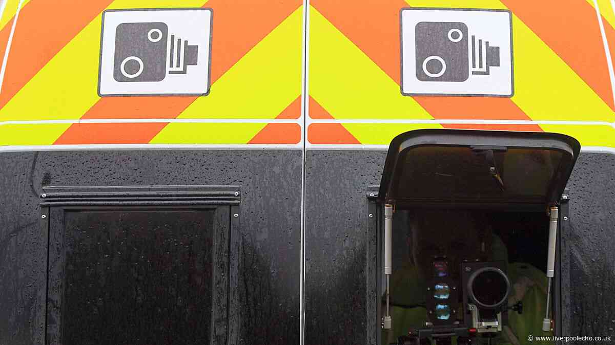 Roads where you might see speed camera van in Merseyside