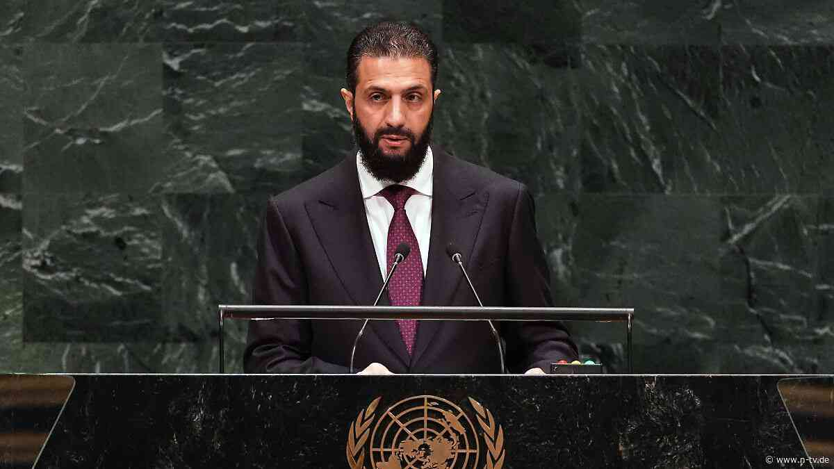 Syrien weiter offiziell im Krieg: Al-Scharaa richtet bei UN-Debatte scharfe Worte an Israel