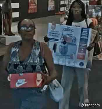 Authorities seek to identify two in larceny investigation