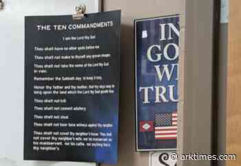 Appeals court hears arguments over Arkansas’ Ten Commandments in classrooms mandate