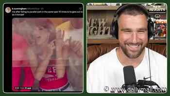 Travis Kelce sends fans into meltdown as he responds to Taylor Swift's viral 'husband' touchdown celebration