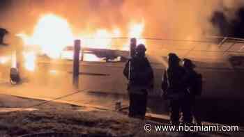 Authorities investigating ‘suspicious' boat fire in Lauderdale-by-the-Sea