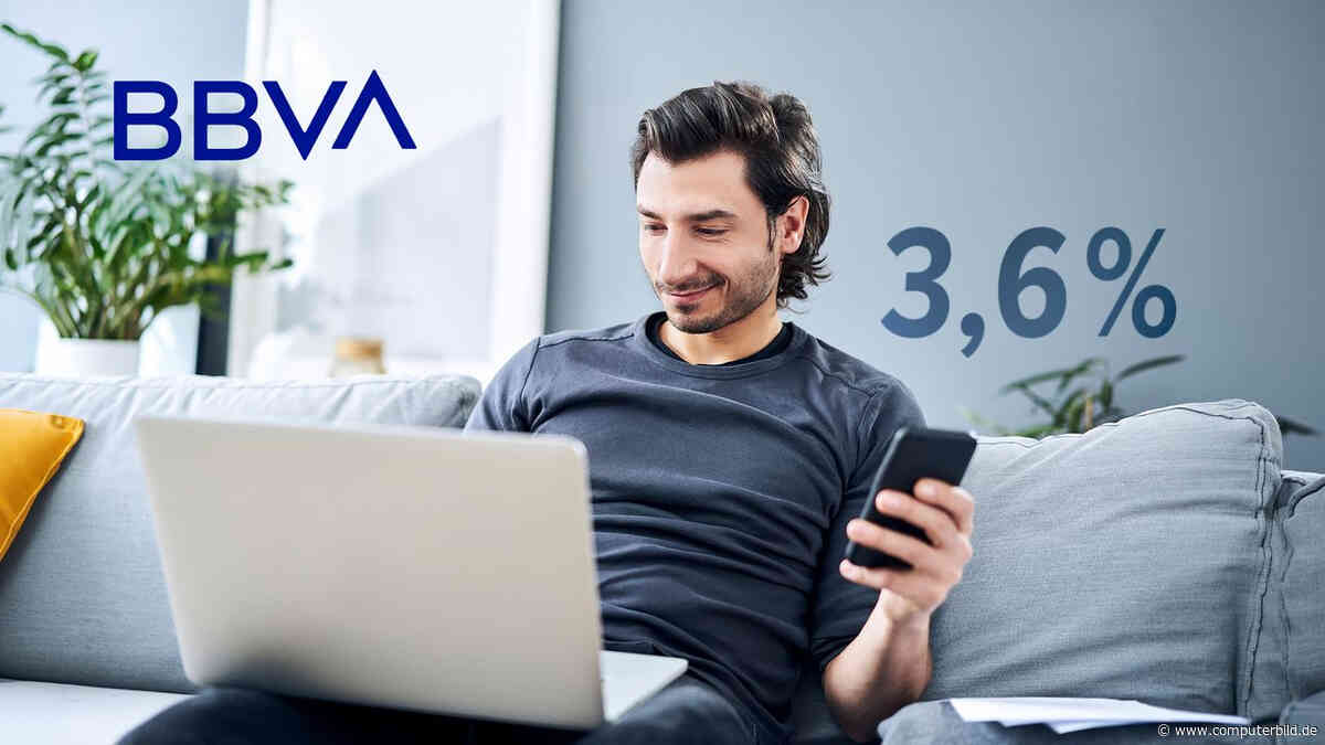 BBVA-Festgeld: Bis zu 3,60 Prozent und jederzeit verfügbar
