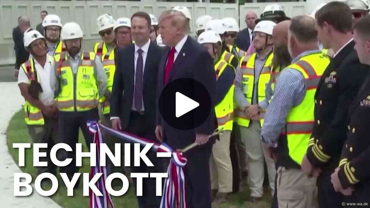 Peinlicher Trump-Patzer im Video - Die ganze Welt schaut wohl amüsiert zu