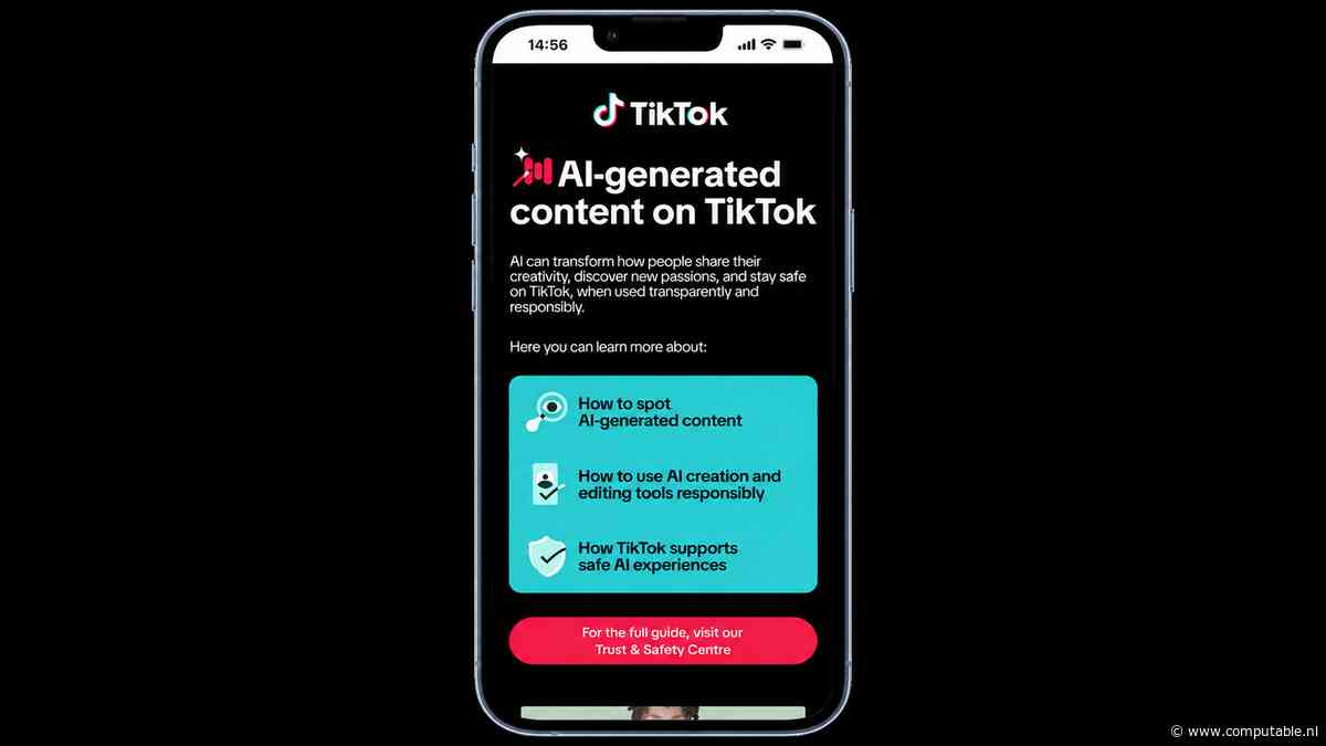 TikTok zet in op scholing rond ai‑content na forse kritiek