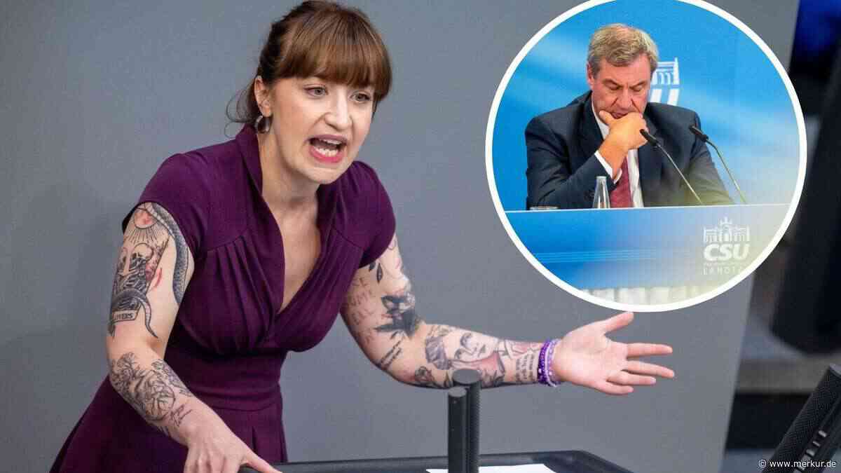 „Dann schreit er“: Reichinnek kontert Söder – mit AfD-Hinweis