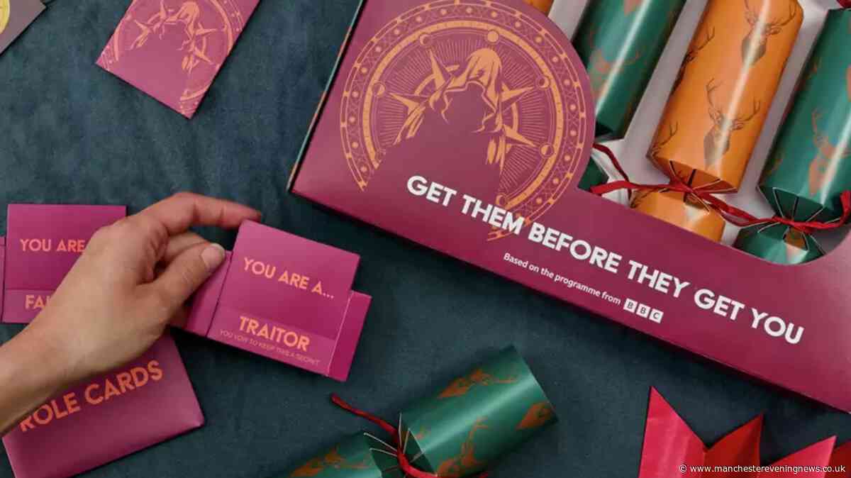 BBC The Traitors launches Christmas crackers so you can play with family - get them for £10