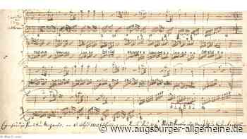 Von Augsburg nach Salzburg: Berühmtes Klavierstück von Mozart verkauft