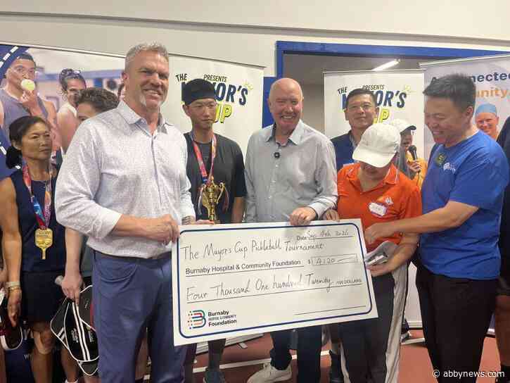 Pickleball tournament raises money towards Burnaby hospital foundation