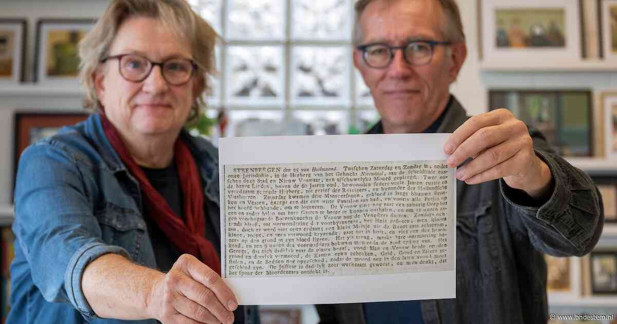 Van vergeeld krantenknipsel naar podcast: zo bracht een echtpaar uit De Heen een roofmoord uit 1809 weer tot leven