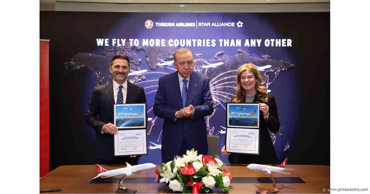 Boeing and Turkish Airlines Finalize Order for up to 150 737 MAX Jets