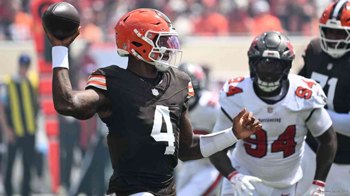 Browns QB Watson 'ready for support' in first home game since boos