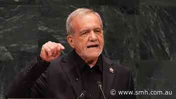 Iranian president vows not to surrender in defiant, historic UN speech