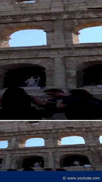 Rome's Colosseum closed after worker falls to death