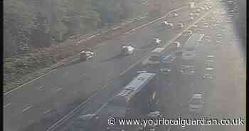 Major crash causes rush-hour delays on M3 into London