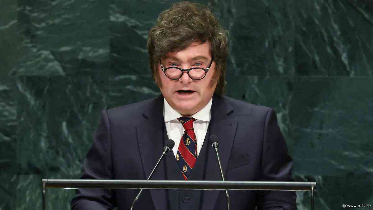 Pflichten nicht nachgekommen: Milei nennt UNO "nutzlose Organisation" für "Parasiten"