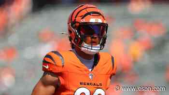 Sources: Bengals' Iosivas expected to miss 4-6 weeks due to thumb injury