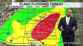 Showers and storms continue to bring flooding concerns to New Mexico