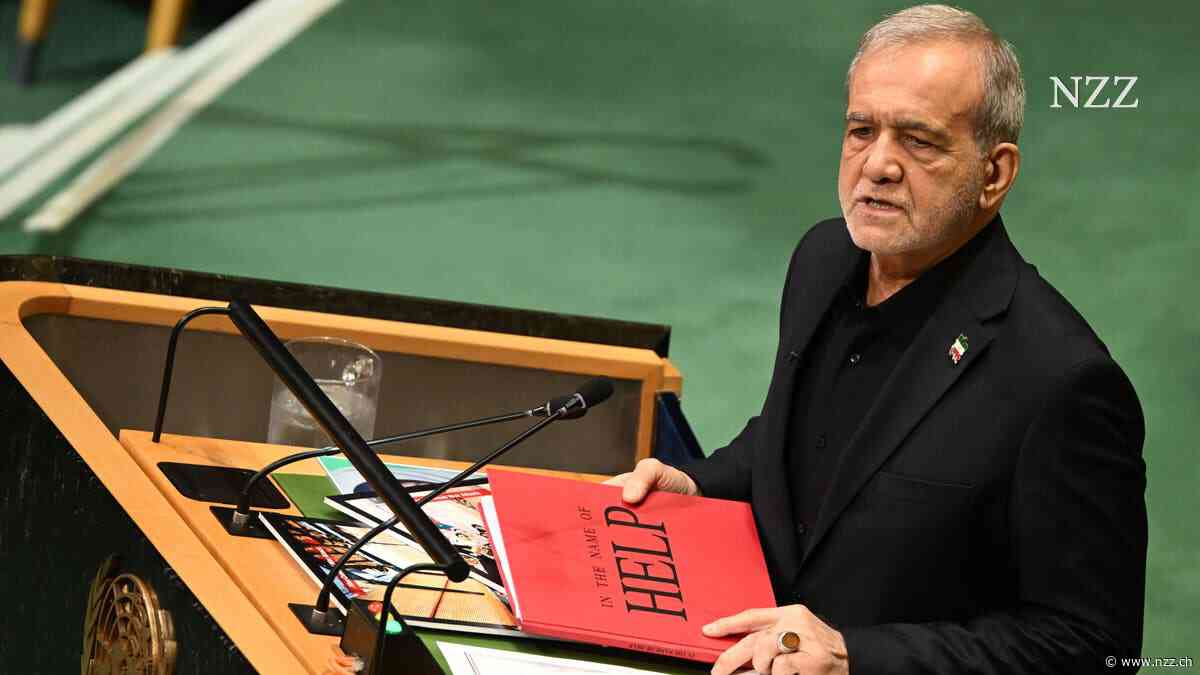 «Wir sind die Opfer von Terrorismus»: Der iranische Präsident inszeniert sich bei der Uno als Friedensfürst