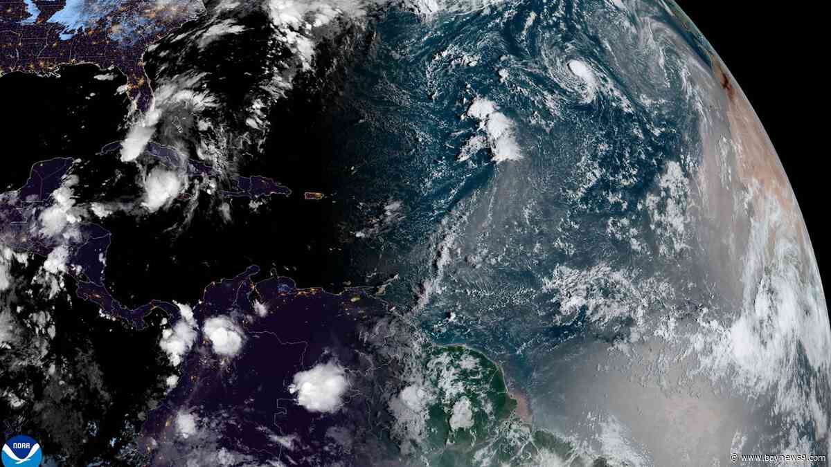 A couple of areas to watch in the Atlantic, while the Pacific remains active