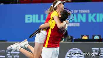Spain advances to Billie Jean King Cup semis for first time in 18 years