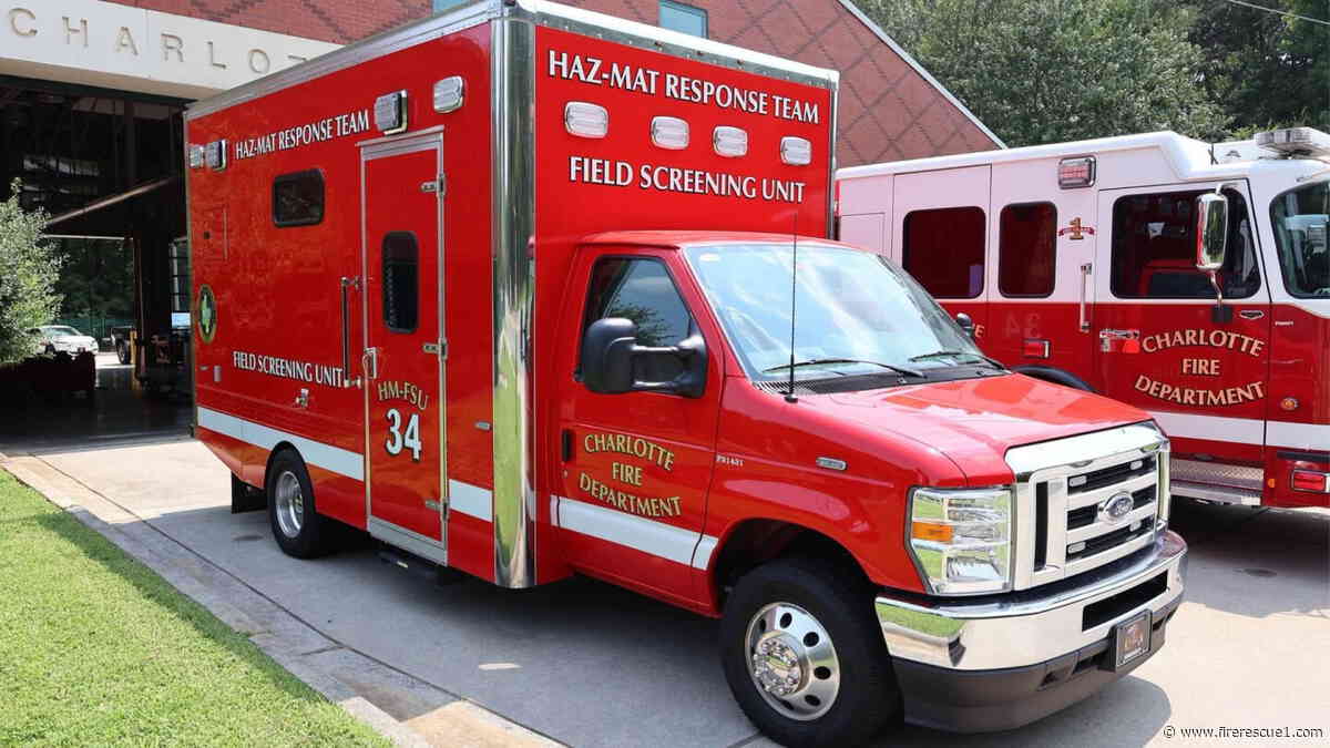 N.C. FD deploys mobile hazmat lab for on-scene testing
