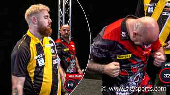 'He cannot believe it!' | Sedlacek wins first title as Williams throws darts in frustration!