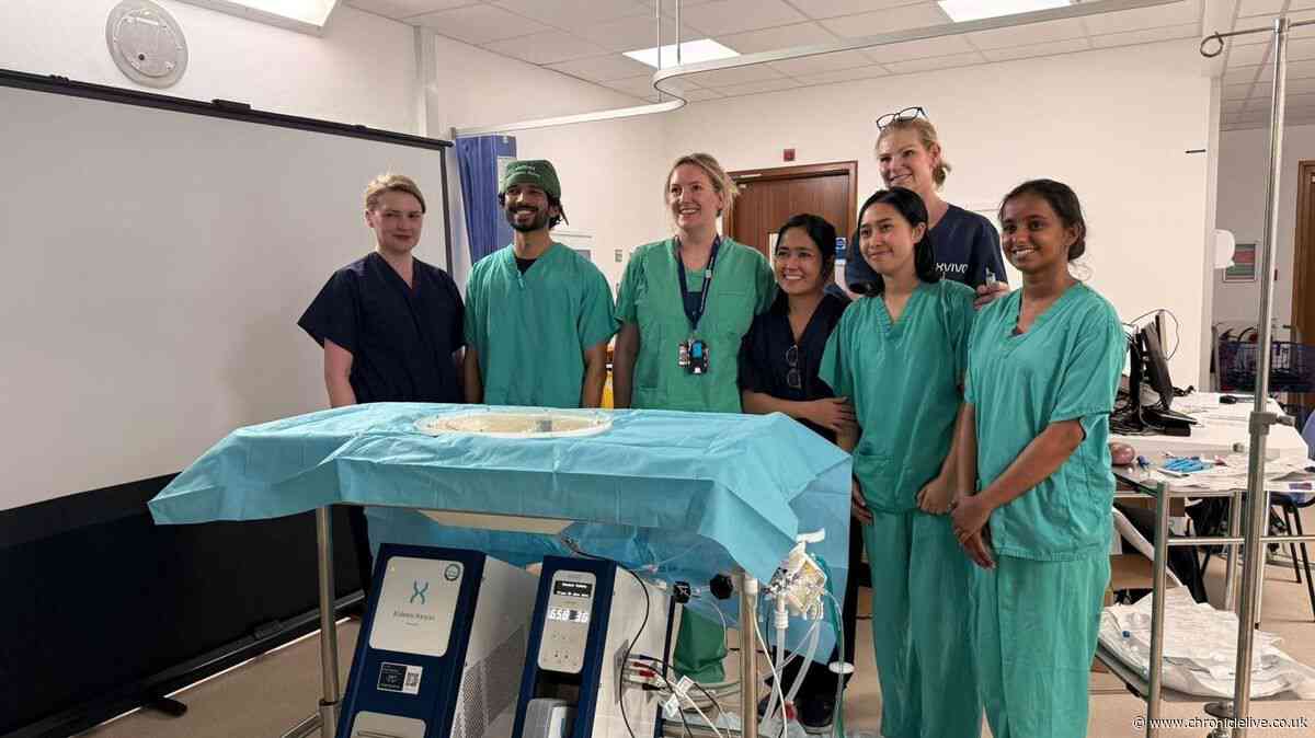 First-in-the-UK operation in Newcastle sees lifesaving kidney transplant take place
