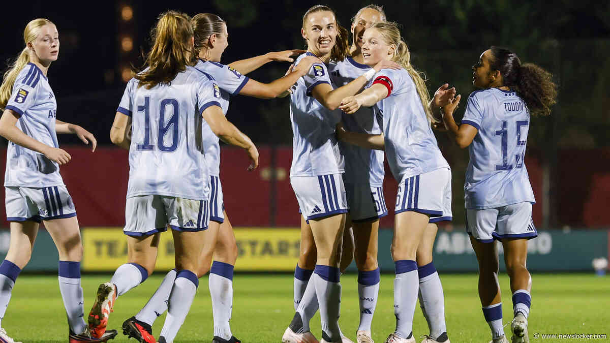 Vrouwen van Ajax halen genadeloos uit in voorronde Europa League, ook PSV en Feyenoord winnen