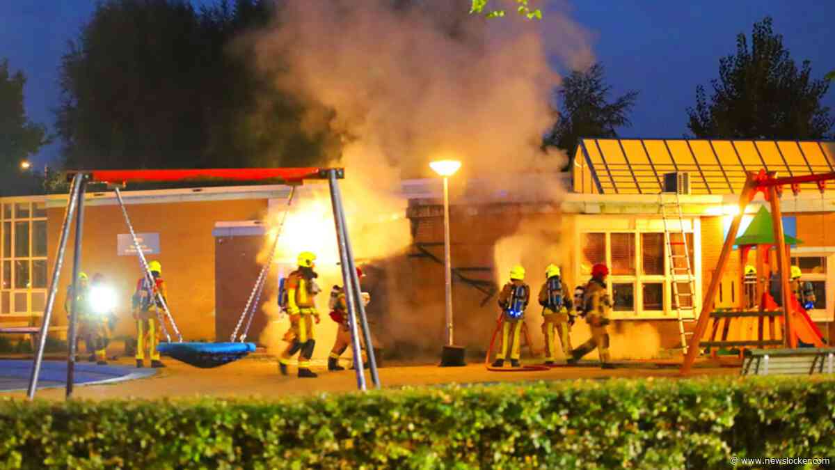 Brand bij buurthuis in Osdorp, vermoedelijk brandstichting